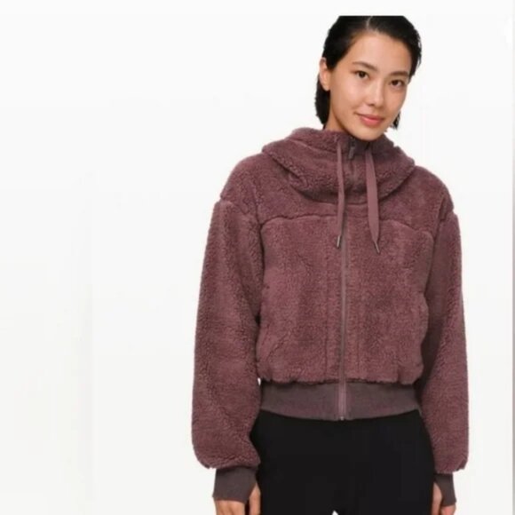 Lululemon Short Sweet And Sherpa Reversible Jacket Size XS - Picture 1 of 9